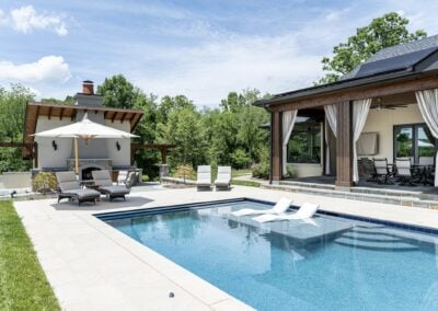 house with pool