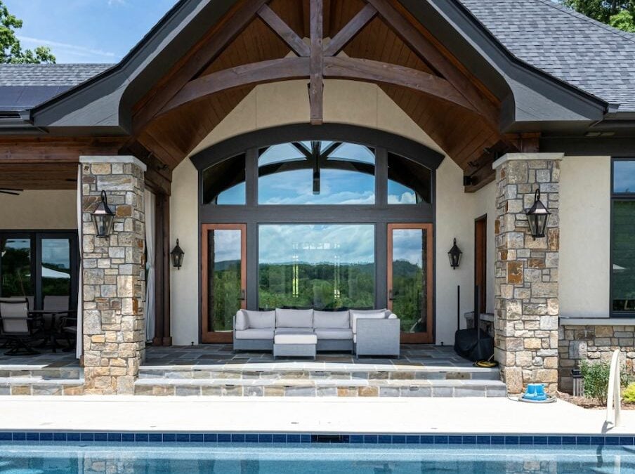 Cane Creek French Country Pool House