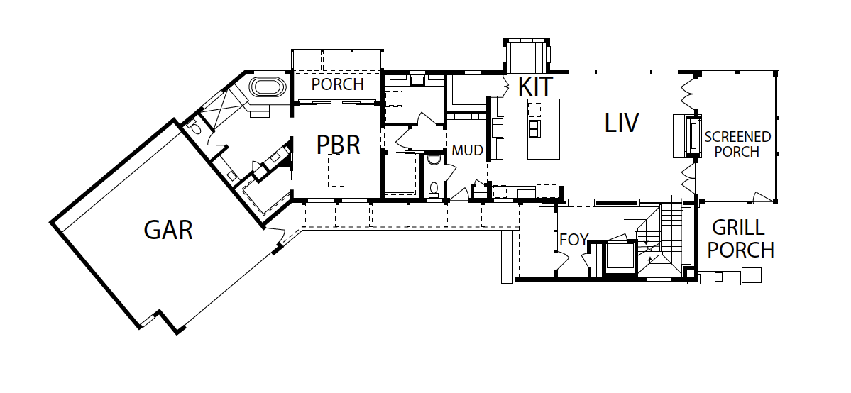 Mountain modern vista floor plans