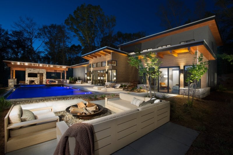 Asheville Interior Designer | Contemporary blue ridge home